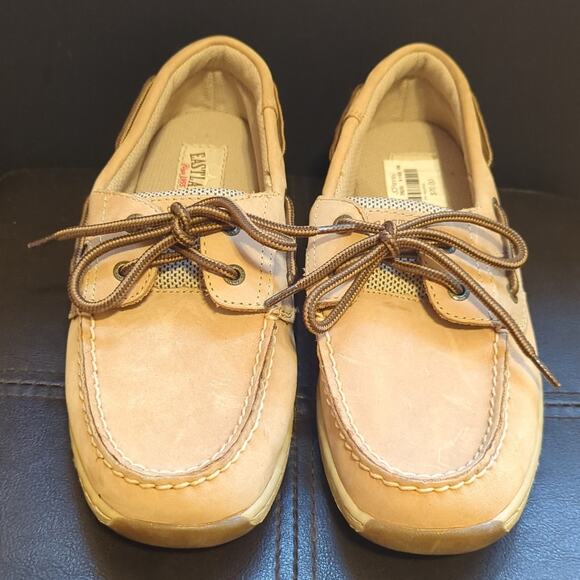 Eastland Solstice Slip On Leather Comfort Classic Preppy Boat Shoes Loafers - Picture 2 of 6